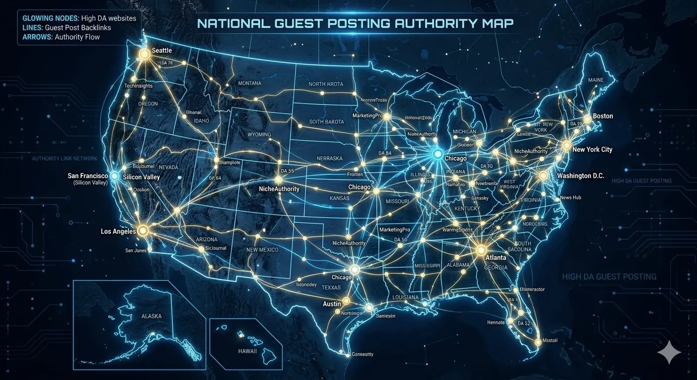 High DA Guest Posting Sites in the USA: Verified List