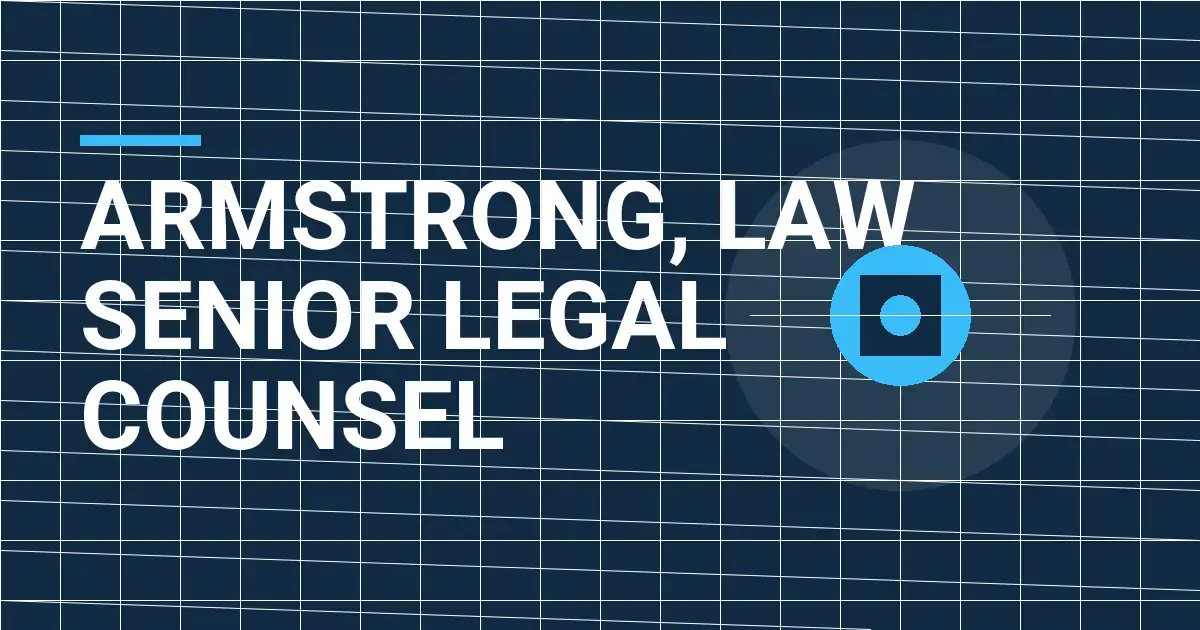Armstrong, Law Senior Legal Counsel
