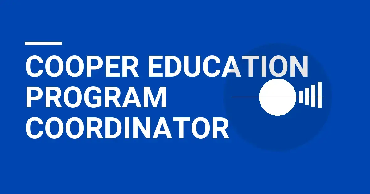Cooper Education Program Coordinator
