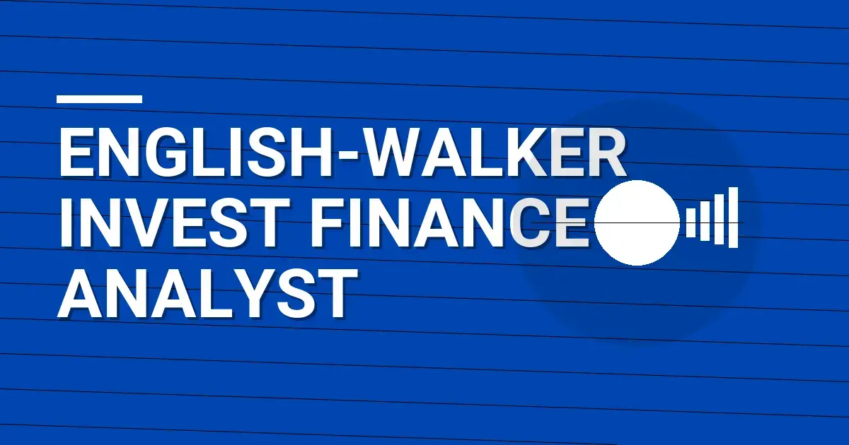 English-Walker Invest Finance Analyst
