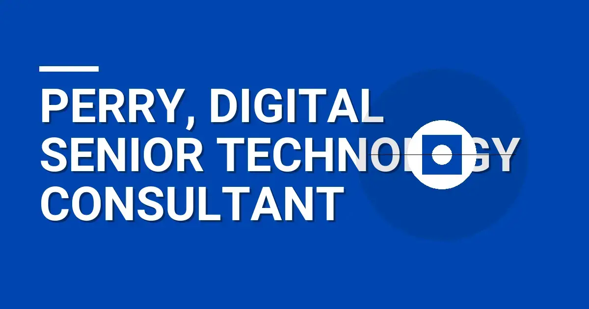 Perry, Digital Senior Technology Consultant