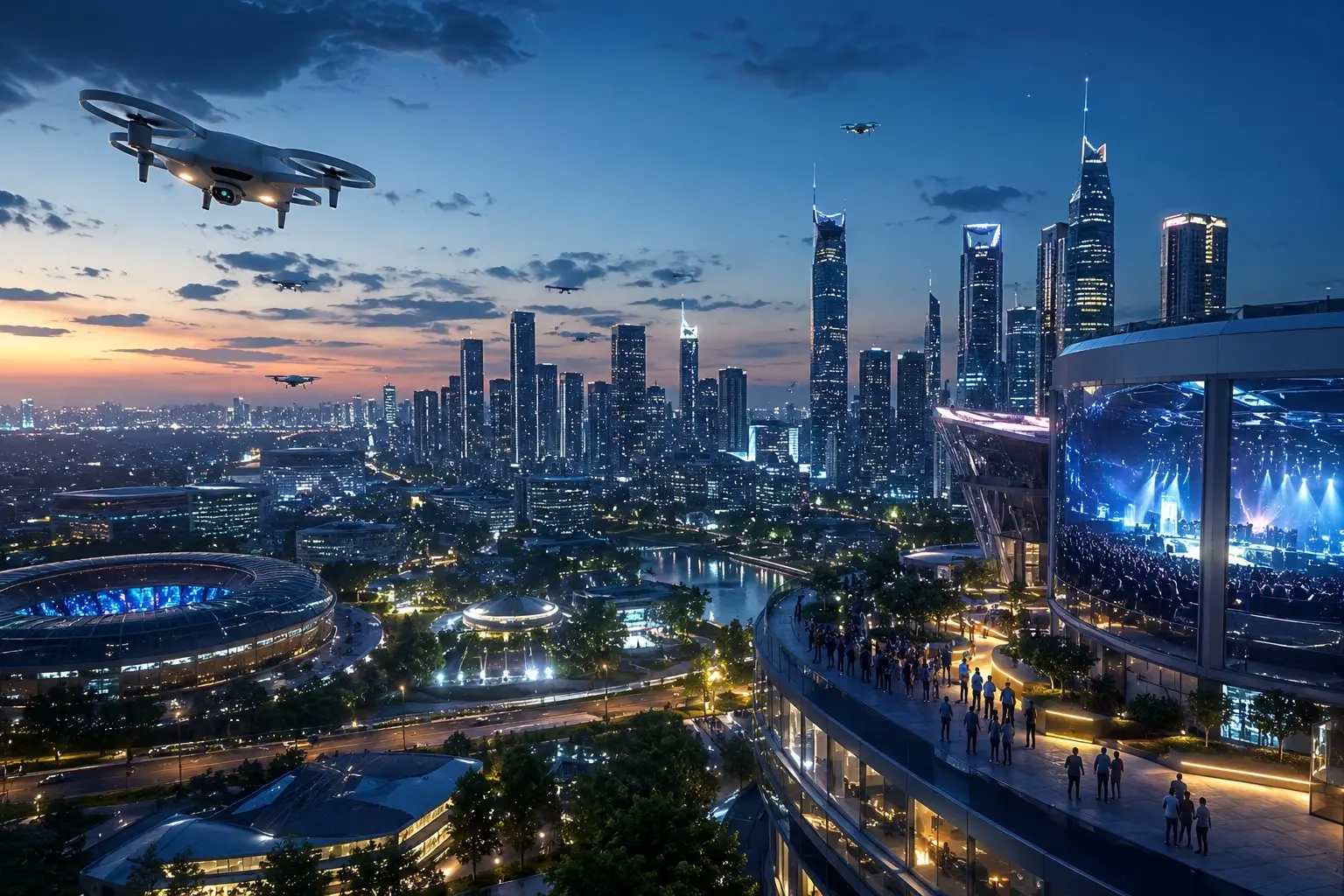 Research on Smart Cities and the Future of Global Entertainment